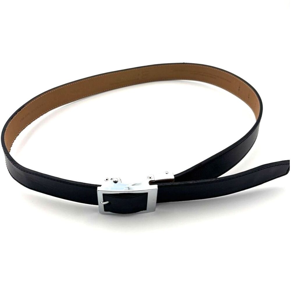 Nexbelt Men's Classic Ebony Dress Ratchet Belt 1 3/8-Cut to 36" Waist